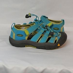 KEEN Newport H2 Youth Size‎ 3 Blue Turquoise Waterproof Sport Sandals (1012314)